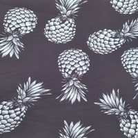 Tissu de maillot de bain recyclé en polyester sergé microfibre 100 % recyclé RPET, effet peau de pêche, imprimé, vente en gros Chine
