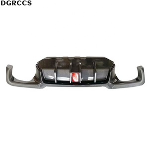 <b>For</b> 5 Series F18 M5 2009-2016 Carbon Fiber Rear Lip Rear <b>Diffuser</b> Bumper Lip With Taillights - Product Image 4