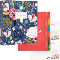 Maßgefertigter 3-Ring Vollseiten-Wasserfester Beschichteter Papier-Ordner Matt Laminiert für Rezept-Kochbuch Aktenordner