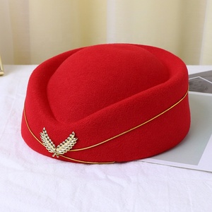 ÉCHANTILLON GRATUIT Bonnets de luxe <span class=keywords><strong>pas</strong></span> <span class=keywords><strong>chers</strong></span> en polaire française, rouge, vert, pour hôtesse, béret de marque en pure laine pour femmes - Product Image 6