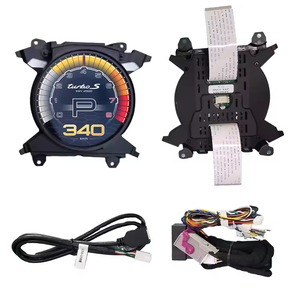 LCD Mart Đồng hồ bấm giờ với hiển thị kỹ thuật số Chrono đo cho Porsche Cayenne 2018-2023 cho Porsche Panamera 2016-2023 - Product Image 3