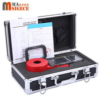 MASIGECE MS2100C+ Medidor de Resistencia de Tierra Tipo Pinza, Mordaza Redonda Multifuncional, Estructura de Transformador de Corriente CT, Autoajuste de Rango