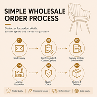 Chaise de salle à manger DM B2B Factory Accent avec emballage OEM, revêtement personnalisé et structure en fer stable pour importateurs