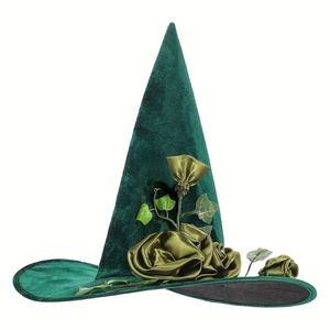 Sombrero <span class=keywords><strong>de</strong></span> <span class=keywords><strong>bruja</strong></span> verde para Halloween, sombrero mágico <span class=keywords><strong>de</strong></span> Cosplay europeo y americano, decoración <span class=keywords><strong>de</strong></span> sombreros <span class=keywords><strong>de</strong></span> fiesta <span class=keywords><strong>de</strong></span> juego <span class=keywords><strong>de</strong></span> rol <span class=keywords><strong>de</strong></span> Carnaval - Product Image 3