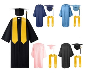 Set di Toghe per <span class=keywords><strong>Laurea</strong></span> Americana 2026, Personalizzazione all'Ingrosso per Cerimonie di <span class=keywords><strong>Laurea</strong></span>, Master e Dottorato - Product Image 4