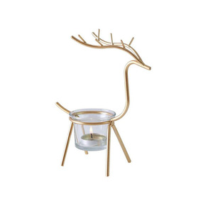 Elan de fer européen renne chandelier bougeoir bougeoir dîner maison salon décoration bureau décoration - Product Image 1