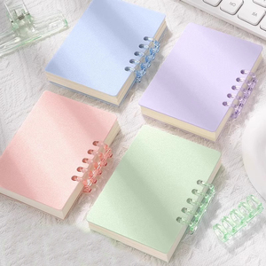 Khuyến mại A7 Kawaii Dễ thương Memo Pads văn phòng tùy chỉnh PU da từ Mini notepad Memo Pad biểu tượng tùy chỉnh in máy tính xách tay nhỏ - Product Image 3