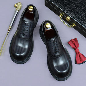 Chaussures en cuir pour hommes, design classique populaire, chaussures de mariage, chaussures oxford à lacets, chaussures pour hommes - Product Image 5