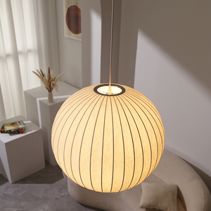 Lámpara de seda de araña colgante LED Wabi-Sabi moderna, lámpara de iluminación de diseñador para interiores, cocina residencial, comedor, accesorios de iluminación colgantes - Product Image 3