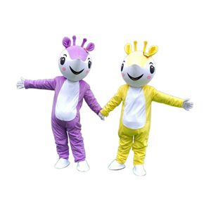 Costumes de poupée de dessin animé Cerf Sika, accessoires de poupée portables par l'homme, couvre-chefs d'animaux pour films et animations, costumes de scène pour spectacles et promotions - Product Image 5