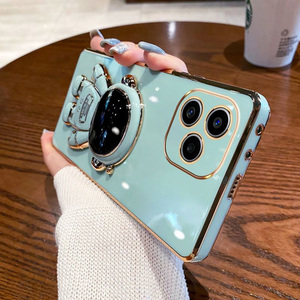 Funda de teléfono con soporte plegable de astronautas creativos para Iphone 16 Pro Max 17 Air 15 Plus 14 13 <span class=keywords><strong>Mini</strong></span> 12 11 Pro Max 7/8 Plus - Product Image 5