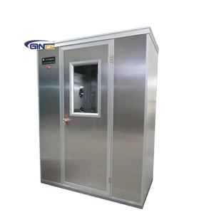 Ginnee คลีนรูมทางการแพทย์ ล็อคอากาศแบบเชื่อมต่ออิเล็กทรอนิกส์ อุตสาหกรรมอาหาร ประตูสแตนเลสสองด้าน ฝักบัวลม - Product Image 6