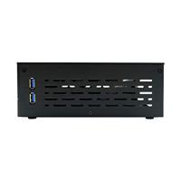 Boîtier d'ordinateur de bureau Mini-ITX HTPC en aluminium et acier inoxydable, dissipateur thermique en aluminium extrudé, fabrication de tôlerie