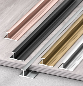 Auf Lager Dekorative Metall linie Extrusion profil Aluminium H-Form Fliesen Zierleiste Goldene Wan decke-Günstige Metalle Metall produkte - Product Image 3