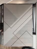 Tapis décoratif de grande taille, de haute qualité, fabriqué à la machine, résistant aux taches, lavable, facile à nettoyer, pour la maison, la chambre, le salon, la voiture