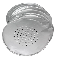 Feuille de charbon de coco en aluminium Shisha verre narguilé bol narguilé chauffage feuille d'aluminium papier Shisha