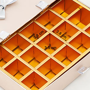 Emballage de macarons faits à la main, boîte en papier cadeau, boîte à bonbons et chocolats, avec poignée et diviseur de ruban, prix de gros - Product Image 6