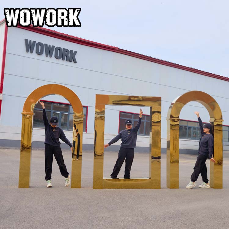 2024 WOWORK декоративная Круглая Решетка круглая АРКА акриловые другие свадебные украшения для дня рождения принадлежности для вечеринки