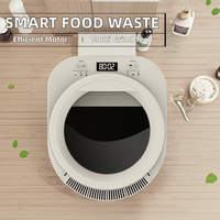 Mesin Pengompos Sampah Dapur Rumah Tangga Otomatis 2026, Bahan Stainless Steel, Anti Bau, untuk Pengomposan Sampah Makanan di Dalam Ruangan