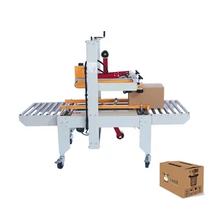 CE certification adjustable sealer packer machine auto tape carton sealing machine