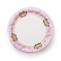 Assiettes en papier à fleurs roses personnalisées, serviettes jetables, ensemble de vaisselle pour anniversaire, Baby Shower, pâques, mariage