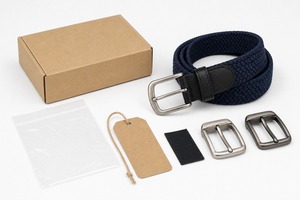 <span class=keywords><strong>Ceinture</strong></span> de golf <span class=keywords><strong>tressée</strong></span> élastique sans trous pour <span class=keywords><strong>homme</strong></span>, <span class=keywords><strong>ceinture</strong></span> décontractée extensible avec garniture en cuir et boucle à ardillon en alliage, OEM - Product Image 5