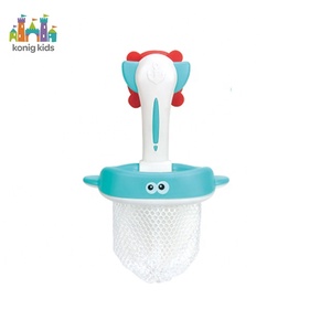 Ensemble de jouets de <span class=keywords><strong>bain</strong></span> pour bébé : pêche aquatique avec pelle et tortue flottante, jeu interactif de tirage pour baignoire, jeu sensoriel aquatique pour nourrissons - Product Image 6