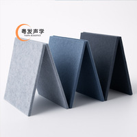 Panneaux d'isolation acoustique en fibre de polyester écologique ignifuge pour plafond, NRC 0,6-0,75, chambre à coucher, hôtel