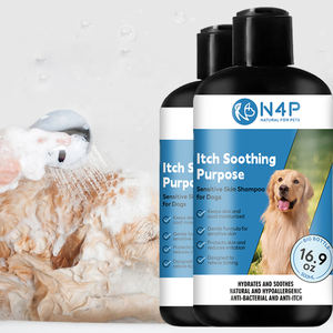 Shampooing et revitalisant <span class=keywords><strong>pour</strong></span> <span class=keywords><strong>chien</strong></span> personnalisable, très vendu - Formule nettoyante en profondeur <span class=keywords><strong>anti</strong></span>-démangeaisons, utilisation en salle de bain, extraits botaniques naturels <span class=keywords><strong>pour</strong></span> - Product Image 2