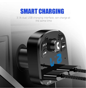 Yosovlamp Đa Chức Năng Xe MP3 Máy Nghe Nhạc FM Receiver Xe Âm Nhạc USB Ổ Đĩa Flash Cung Cấp Kép USB Xe Nhanh Chóng Sạc - Product Image 3