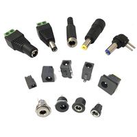 Connecteur DC mâle nickelé de haute qualité, personnalisé, 2.1, 2.35, 2.5, 3.5, 5.5, 8 mm, pour charge, 5000+ cycles, prise d'alimentation DC