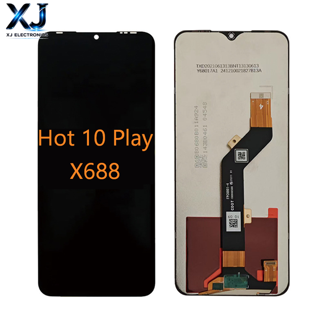 XJ 6.8" TFT LCD Display Digitizer Touch Screen Assembly for Tecno Infinix 10/11/Play/X688 with 1 Year Warranty
