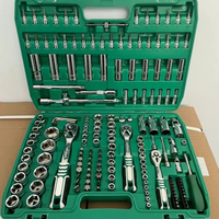 Ensemble de douilles de réparation automobile de 172 pièces avec clé à cliquet et barres d'extension, kit d'outils pour la réparation automobile