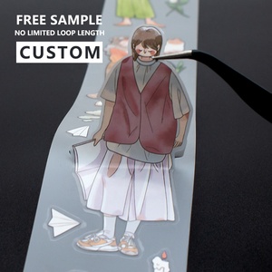Fabricante de Rollos de Pegatinas Personalizadas de Alta Gama para Scrapbooking, Cinta PET Mate con Corte Kiss Cut y Etiqueta Circular - Product Image 2