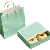 Boîtes cadeaux pour en-cas en carton ondulé rigide écologique, couleur personnalisée, impression UV, pour cupcakes, macarons, beignets, biscuits, gâteaux