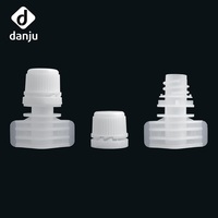 Bouchon de bec verseur en plastique de précision 6 mm anti-fuite pour pochette souple de conditionnement de crèmes et gels cosmétiques et de soins personnels