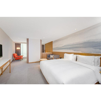 Ensemble de chambre d'hôtel moderne de luxe King Size | Cadre de lit de qualité commerciale et ensembles de meubles complets | Prix direct des fournisseurs en vrac