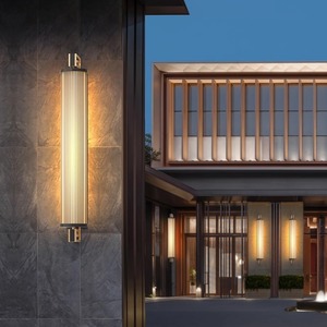 New Chinese Style Outdoor Wall Lamp Waterproof Villa Gate Pillar <b>Light</b> for Courtyard Yard Exterior <b>Door</b> - Product Image 4