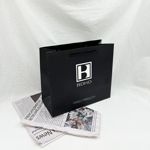 Bán buôn sang trọng biểu tượng tùy chỉnh giày màu hồng Boutique Quà Tặng mua sắm giấy bao bì các tông túi với xử lý cho ngày sinh nhật - Product Image 1