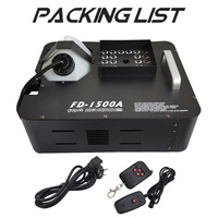 Machine à fumée verticale RZ 24x9W RGB 3-en-1 avec télécommande et contrôleur DMX pour DJ, club, soirée, KTV, concert, mariage