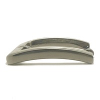 Boucle de ceinture à une broche brossée de remplacement personnalisée Boucle de ceinture à une broche carrée en alliage d'acier inoxydable pour hommes