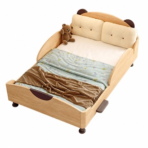 <span class=keywords><strong>Cama</strong></span> Moderna y Segura para Niños <span class=keywords><strong>con</strong></span> Cabecera de Orejas de Oso KUKU, <span class=keywords><strong>Cama</strong></span> Infantil de Madera Maciza <span class=keywords><strong>con</strong></span> <span class=keywords><strong>Respaldo</strong></span> <span class=keywords><strong>Acolchado</strong></span> Suave para Decoración de Cuarto de Niños - Product Image 6