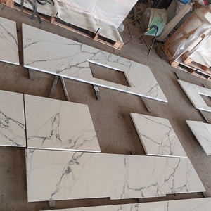 Losas Grandes de Cuarzo Modernas Goldtop, Losas de Terrazo Paonazzo Verona para Pisos, Encimeras, Lavabos, Paredes de Villas - Product Image 5