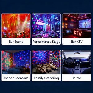 New LED Mini Dual Magic Ball Laser <b>Light</b>, 5V Indoor Stage <b>Light</b>, <b>Bar</b> Atmosphere <b>Light</b> for KTV Party Home Decor - Product Image 3