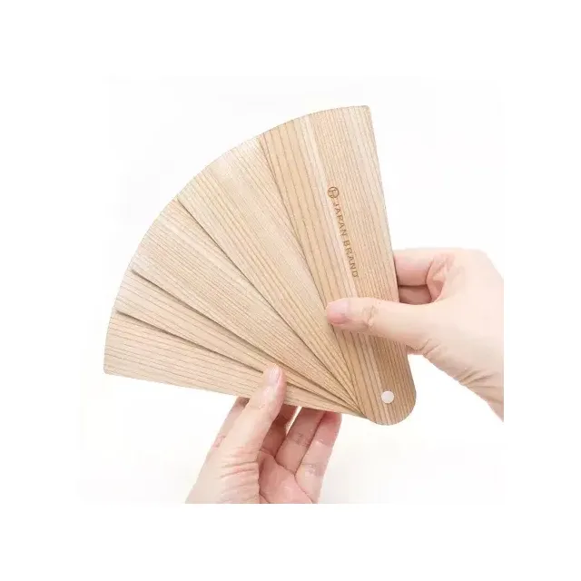 The five slats are adjustable personalised wooden fan modern stand wood