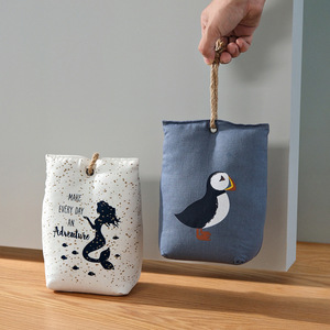 Creative Fabric Doorstop With Embroidery Mermaid Design Home Decoration Floor <b>Mount</b> Anti Collision Door Back <b>Block</b> - Product Image 2