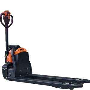 รถยกพาเลทไฟฟ้า 1.5 ตัน 2 ตัน รถยกไฮดรอลิกแบบพกพา รถยกไฟฟ้าขนาดเล็กสำหรับคลังสินค้า แบบยืนขับ - Product Image 3