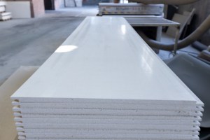 Panneau de revêtement mural en oxyde de magnésium, MgSO4 pur, sans chlorure, incombustible, résistant à l'humidité, sans amiante, certifié CE Intertek - Product Image 4