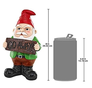 Statue de jardin en résine <span class=keywords><strong>Mr</strong></span>. <span class=keywords><strong>Bad</strong></span> Attitude, gnome impoli. Décorations de jardin en résine pour l'extérieur - Product Image 6