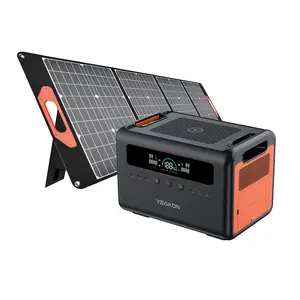 2000 Watt Electric Small Solar System Hybrid Solar Panel 3000 Watt Portable Power Station Solar Generate System For Houses